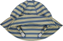 Wheat UV sun hat - Bluefin stripe